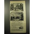 1955 American President Lines Cruise Ad - The orient is 20 minutes away