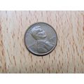 1969s USA 1 Cent Lincoln Memorial Coin