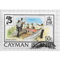 CAYMAN ISLANDS 1982 QE2 SCOUTS BOATING SKILLS C...