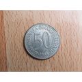 Yugoslavia 1988 50 Dinara Coin
