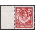 Northern Rhodesia KGVI 1938-52 2d Carmine-Red A...