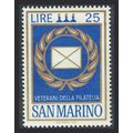 San Marino 'Veterans of Philately' Award 1972 M...