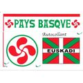 64 - pays basque autocollant