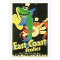 Railway Poster Art Postcard LNER East Coast Fro...