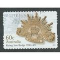 AUS 2012 60c (S/A) 'RISING SUN BADGE 1954- 69' ...