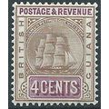 British Guiana 1907 SG254 4c Brown & Purple Mou...
