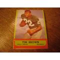 1963 Topps, TIM BROWN Rc, #111, Philadelphia Ea...