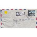 Jamaica 1967 Hagley Park to Chicago USA Registe...