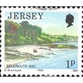 JERSEY, Belcroute Bay, blue & green 1989, 1p
