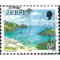JERSEY, Portelet Bay, blue & green 1989, 5p