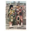 PIPERS, EDINBURGH CASTLE, SCOTLAND. vintage unu...