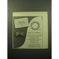 1950 Shreve Crump & Low Circle and Bowknot Brooches Advertisement