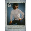 Vintage: Sirdar 6407 sweater, DK, 32-42 inch, 8...