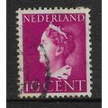 NETHERLANDS 1940 10c PURPLE QUEEN WILHELMINA FI...