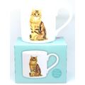 Tabby Cat Mug Fine China 8 CM Ceramic Tableware...