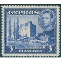 Cyprus 1942 3pi ultramarine SG156a unused