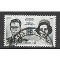 MEXICO 1965 AIR $2 KING BAUDOUIN AND QUEEN FABI...