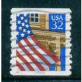 Used 2913 32c U.S. Flag Over Porch Fine CNS 333...