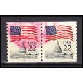Used 2115a 22c U.S. Flag Very Fine CNP Left 11 ...