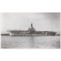 HMS Bulwark Navy Military War Ship Vintage Plai...