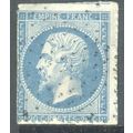 France 1853 - SG 51 - 20c blue Napoleon 111 - u...