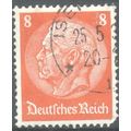 Germany 1934 - 8pf orange red - President Von H...