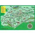 West Lothian BATHGATE HILLS Map Postcard (W.L. ...