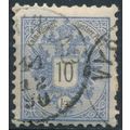 Coat of Arms: 10kr P10½ - Austria 1883 - FH - M...