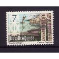 PAPUA NEW GUINEA 1973 7c COASTAL VILLAGE SG 245...