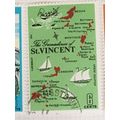 St Vincent 1971 Tourism 6c Grenadines Map Used ...