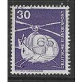 GERMANY 1975 30pf LILAC RESCUE HELICOPTER SG 17...