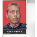 BART STARR 1961 AUTOGRAPHED HOF SUPER BOWL I&II...