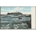 Godrevy Lighthouse, St Ives Bay, Cornwall, c.19...