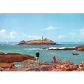 D026193 Godrevy Lighthouse. Gwithian. Hayle. Co...