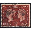 Great Britain 1940 Centenary 1½d Red Brown Used...