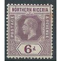 Northern Nigeria 1912 SG46 6d Dull & Bright Pur...