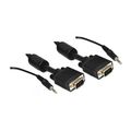 25 ft. TechCraft Super VGA HD15 M/M with 3.5mm ...