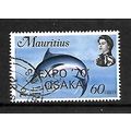 MAURITIUS 1970 EXPO 70 OSAKA 60c BLUE MARLIN SG...