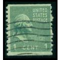 Used 839 1c George Washington Barely Clears M08803