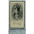 1951 prayer card Christopher & Olivia Foster, S...