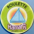 Harrahs. Roulette Casino Chip. Atlantic City, N...