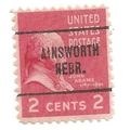 PRECANCEL -T&T AINSWORTH, NEB 704 ON 2c PREXY