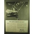 1945 Ansco Supreme Film Ad - How Good a Detective?