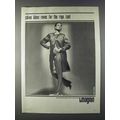 1980 i.Magnin Calvin Klein Raja Coat Ad - Raves