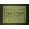 1918 Houghton Mifflin Company Ad - Instincts in...