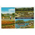 Multiview of Stanley Park Blackpool Postcard B177
