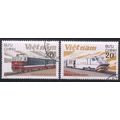 Vietnam 1988 - SG1266/7 - 20d - Railway Locomot...