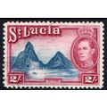 ST LUCIA Sg136 2s blue & purple very fine used ...