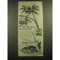 1945 Delta Air Lines Ad - Now - Delta brings you trunk line service south