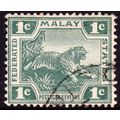FEDERATED MALAY STATES 1906 1c Leaping Tiger Gr...